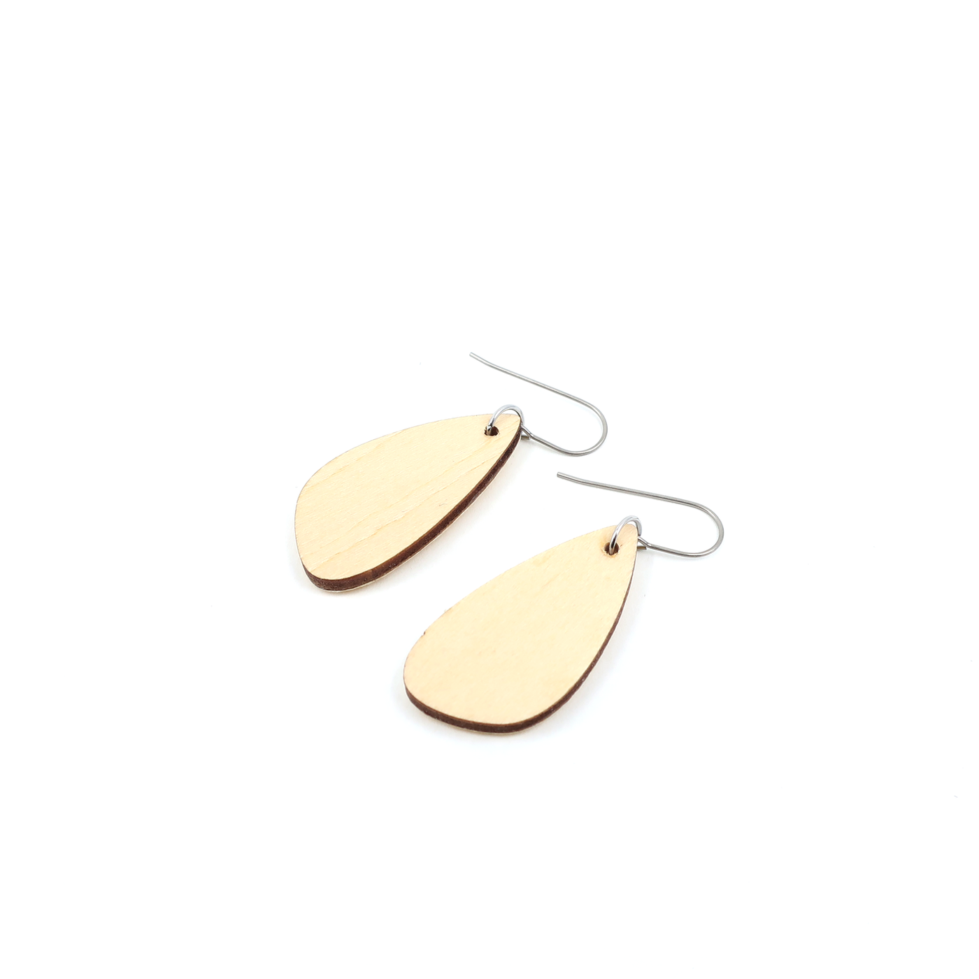 Polka Dot Japanese Chiyogami Wooden Earrings