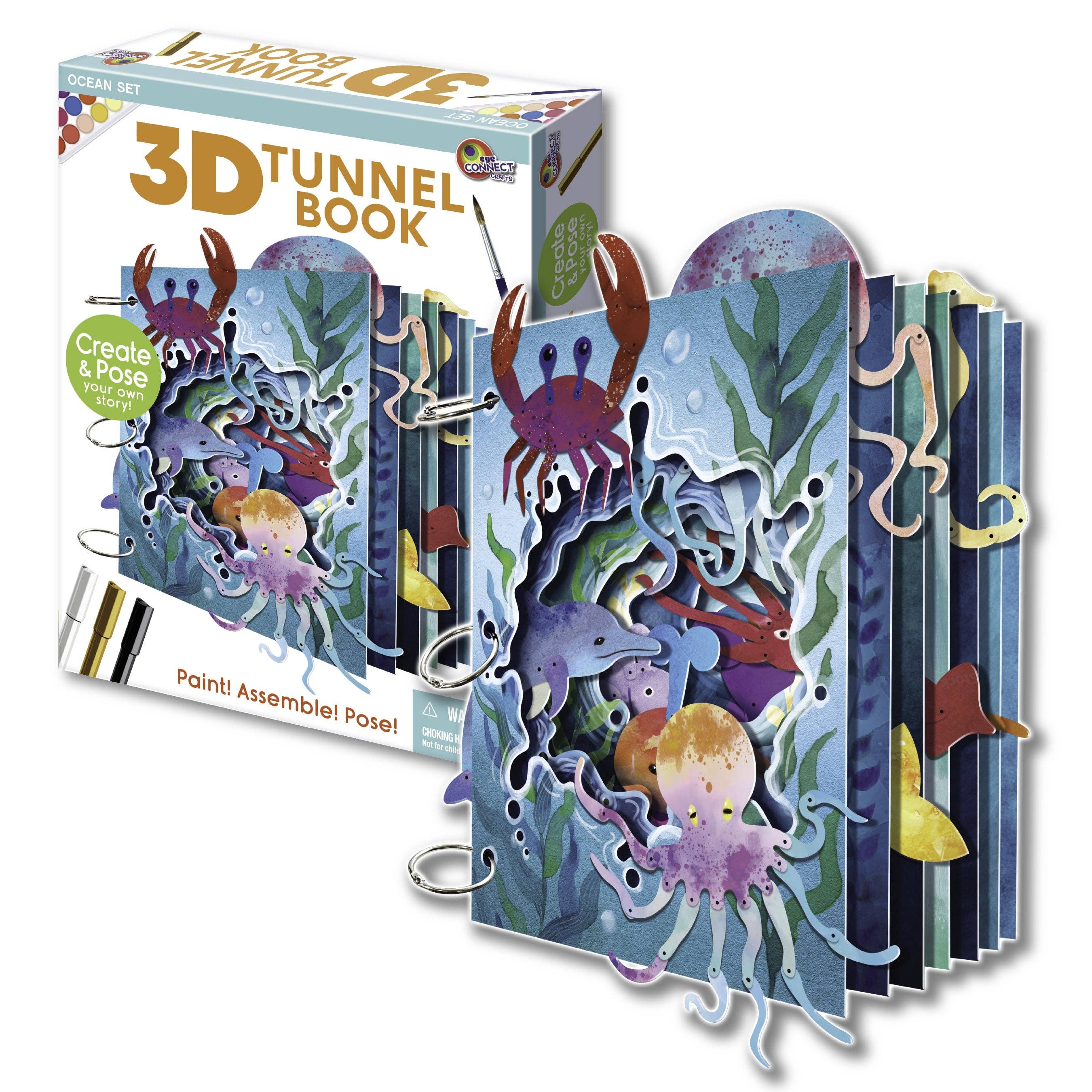 Ocean 3D Tunnel Book (Deluxe Size)