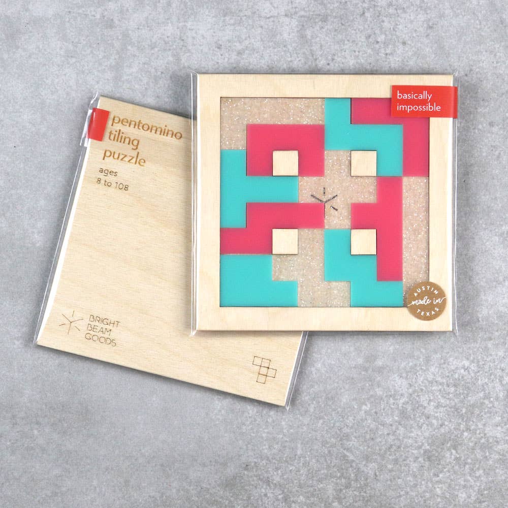 Basically Impossible Square Pentomino Puzzles: Rainbow