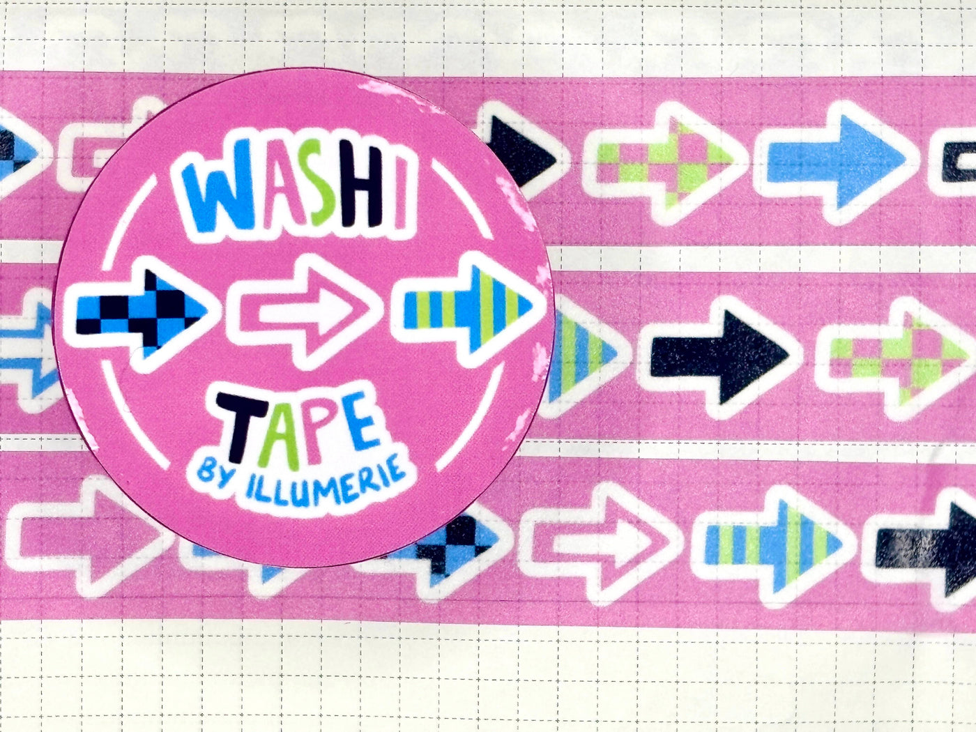 Patterned Arrow Washi Decorative Tape