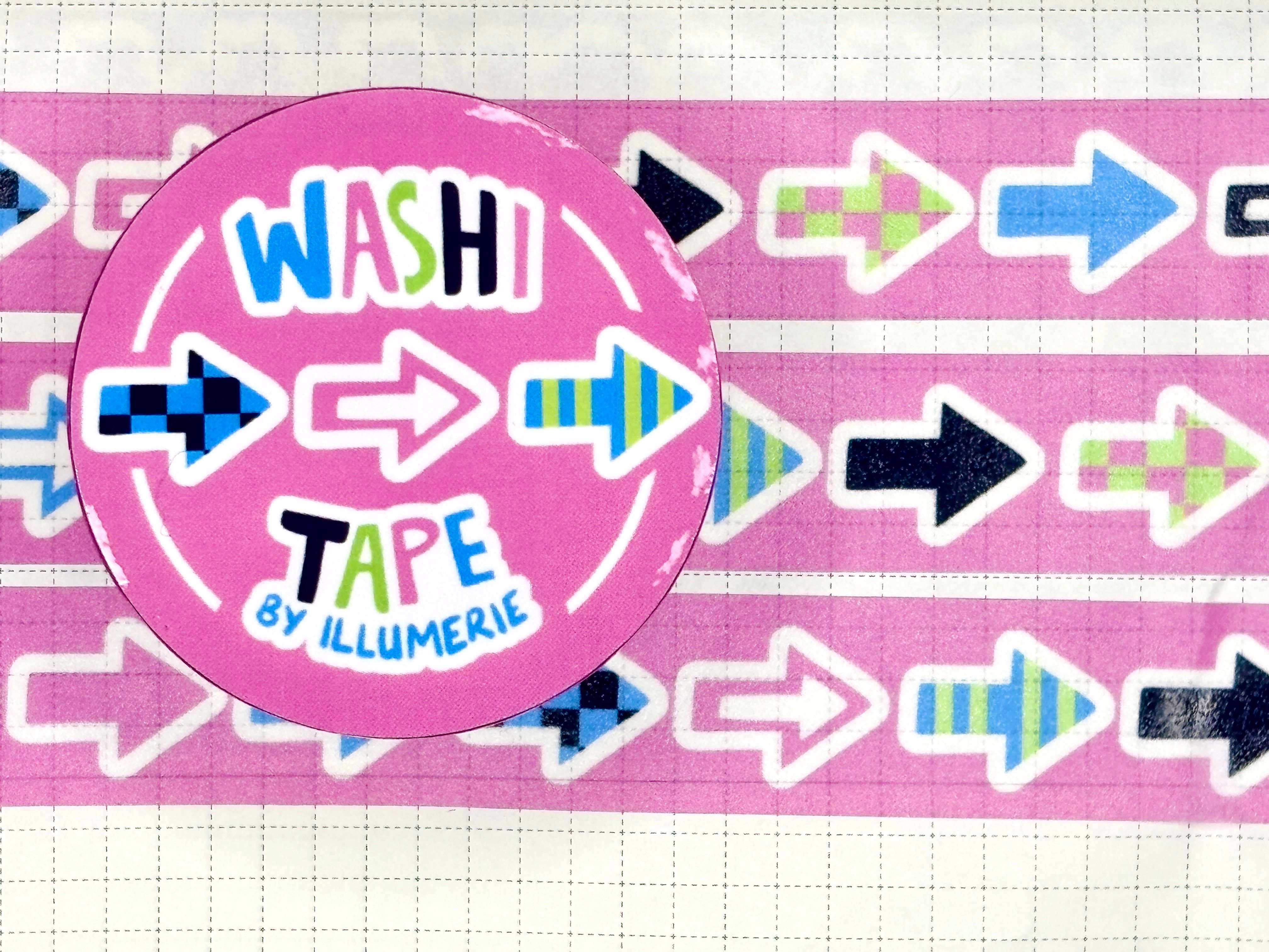 Patterned Arrow Washi Decorative Tape