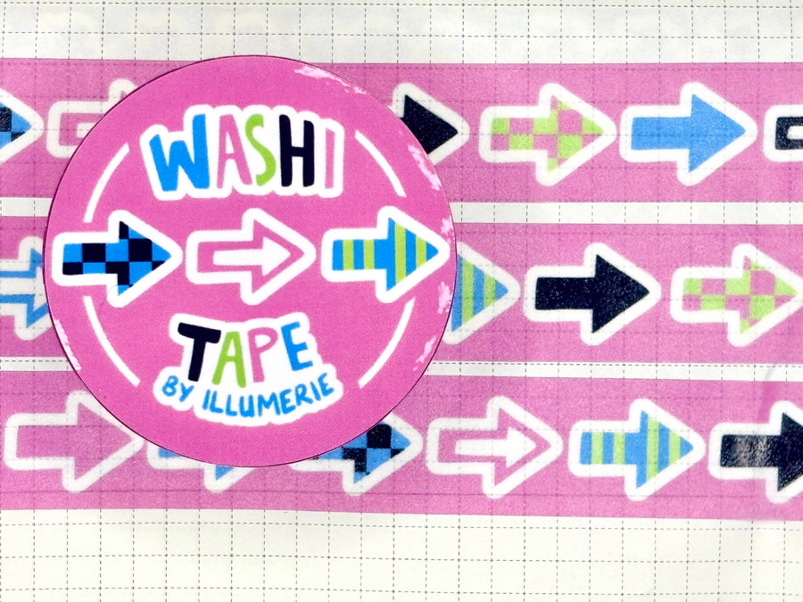 Patterned Arrow Washi Decorative Tape
