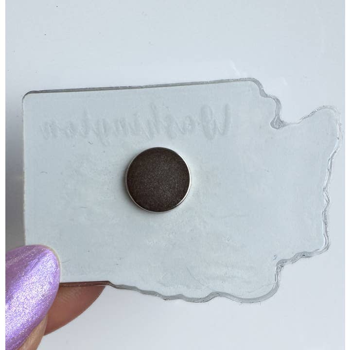Mini Magnet | Blue Washington State