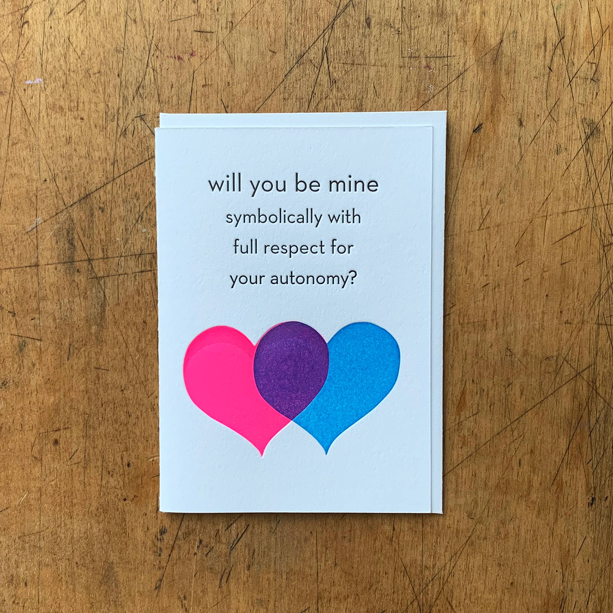 Will You Be Mine Symbolically Card