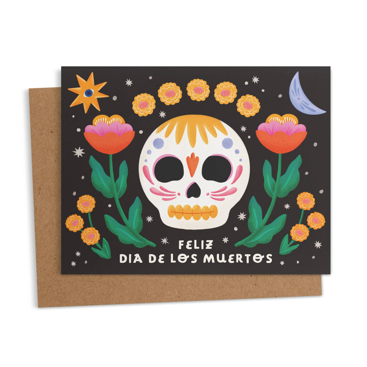 Día De Los Muertos - Halloween Spanish Greeting Card