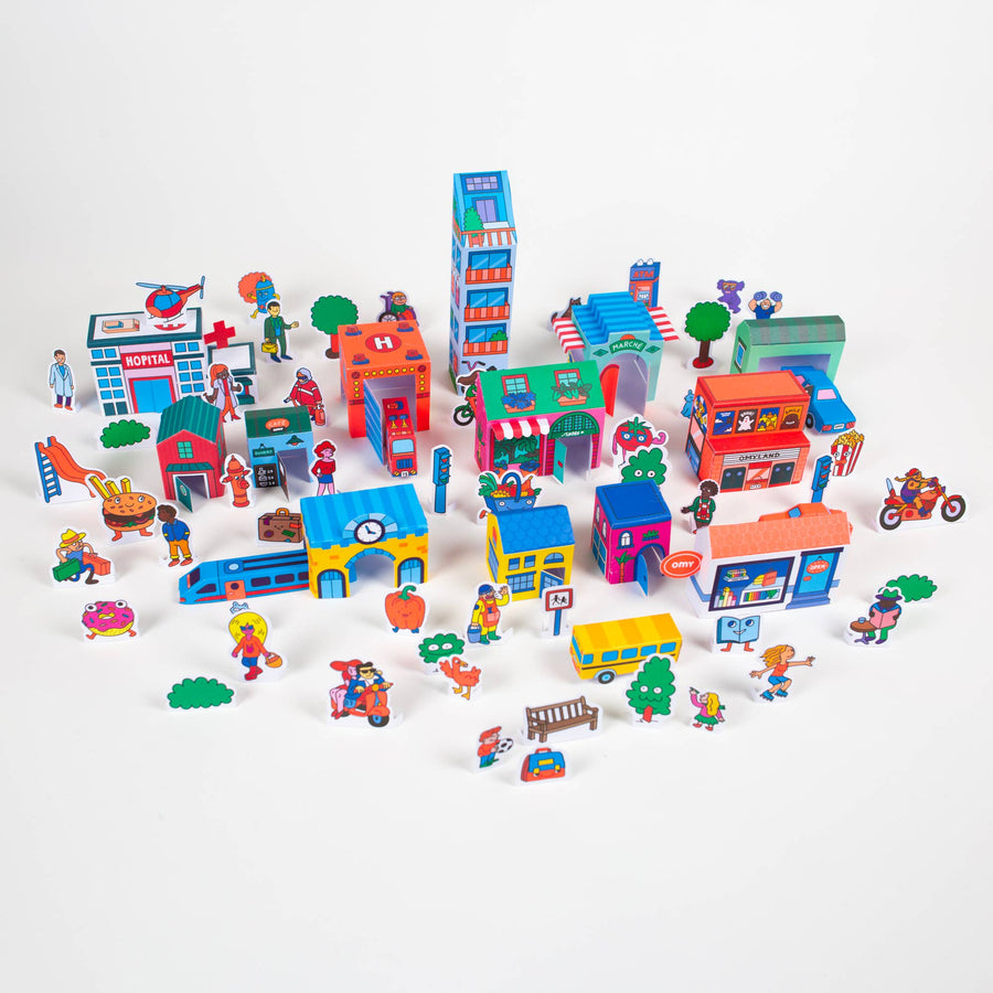 City OMY Paper Toys