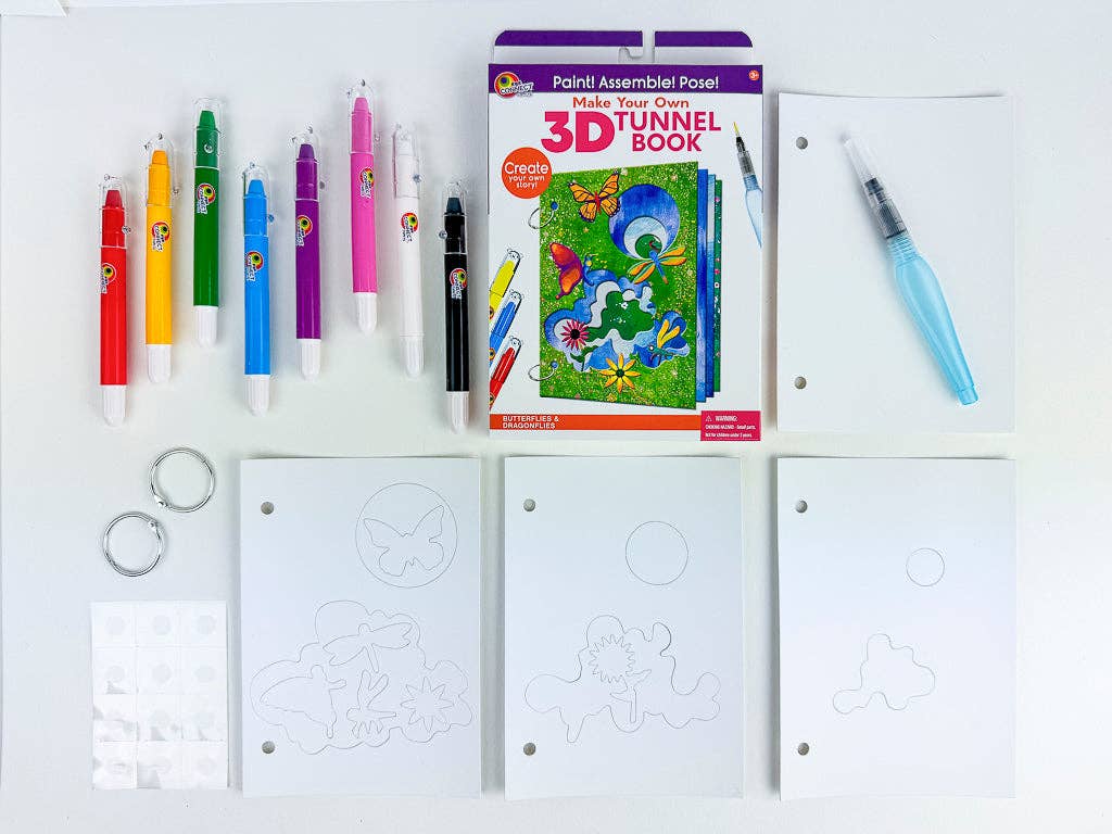 Dragons Flies and Butterflies 3D Tunnel Book (Medium)