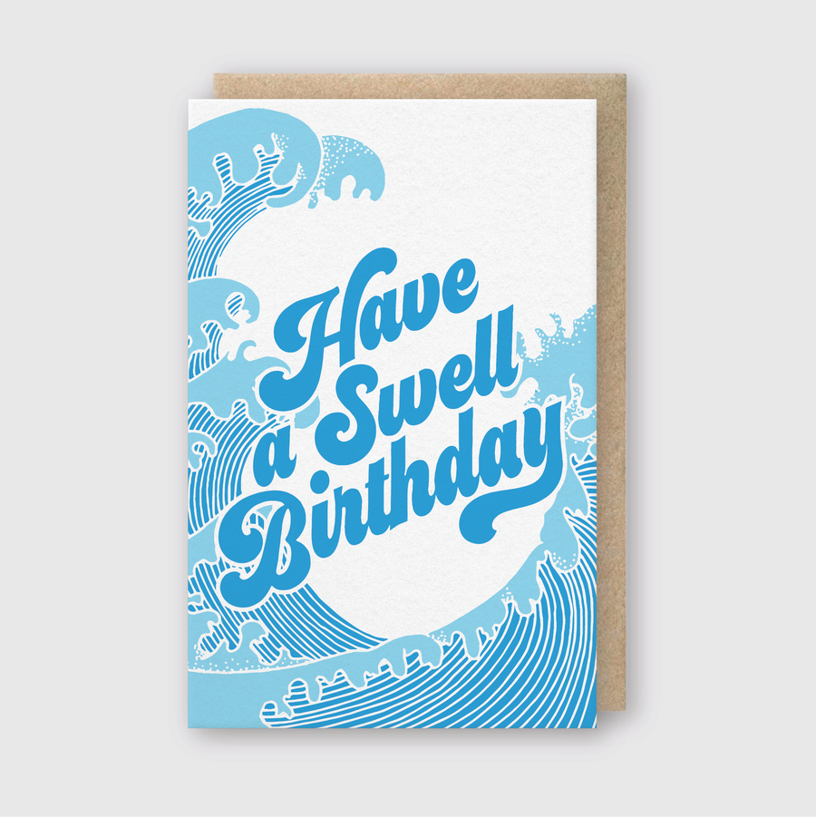 Swell Birthday Greeting Card