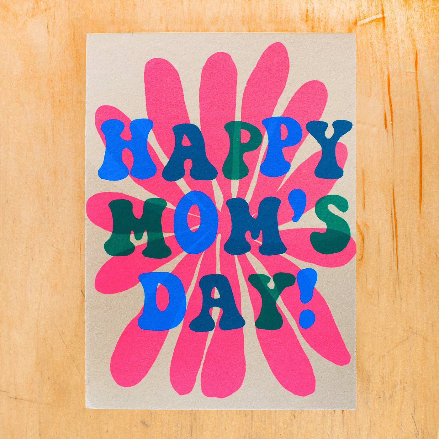 Mom's Day Flower Card