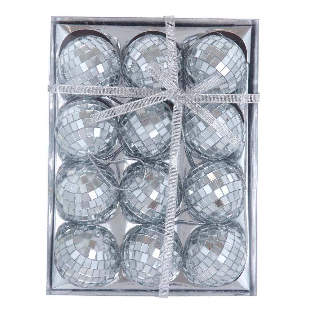 2" Mirror Balls Set of 12