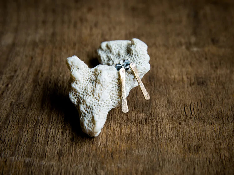Stick Post Earrings by Shelli Markee