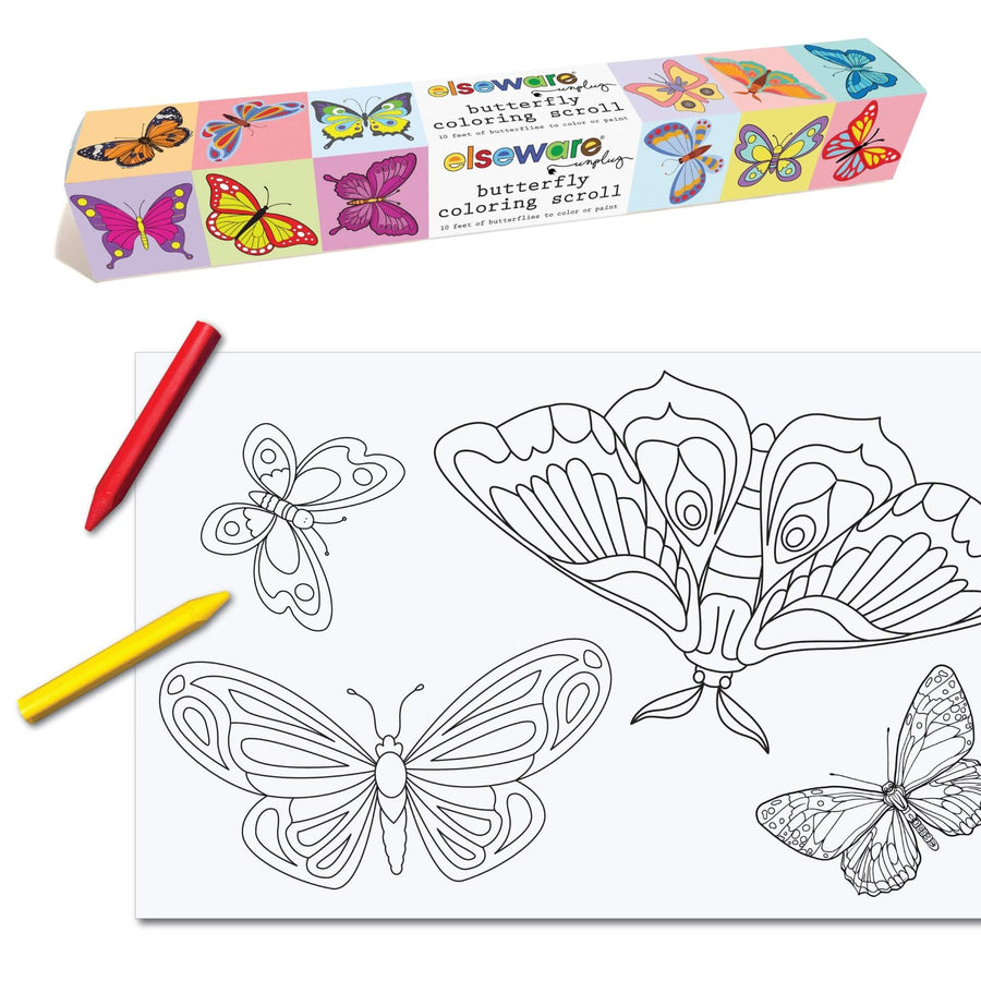 Coloring Scrolls - Butterfly