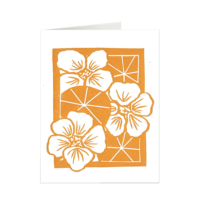 Nasturtium Card