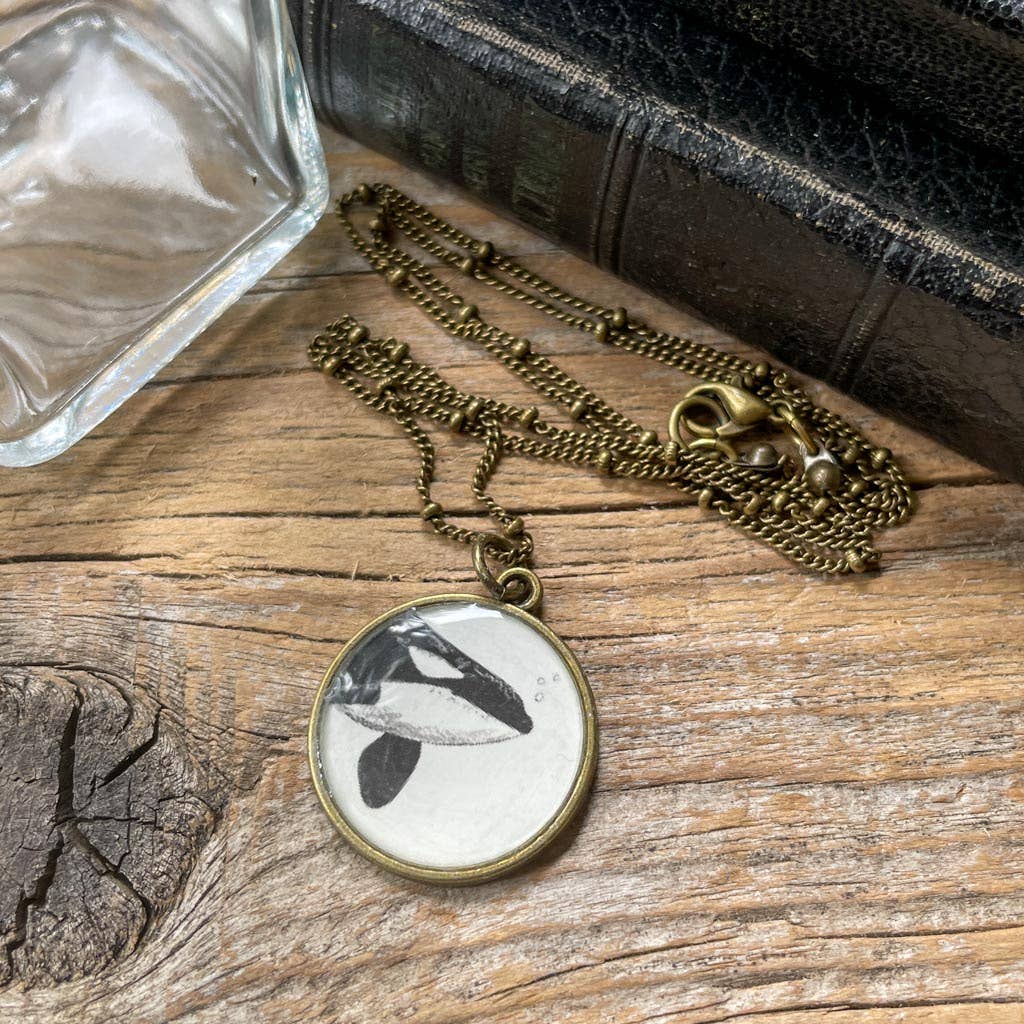 Orca Image Necklace