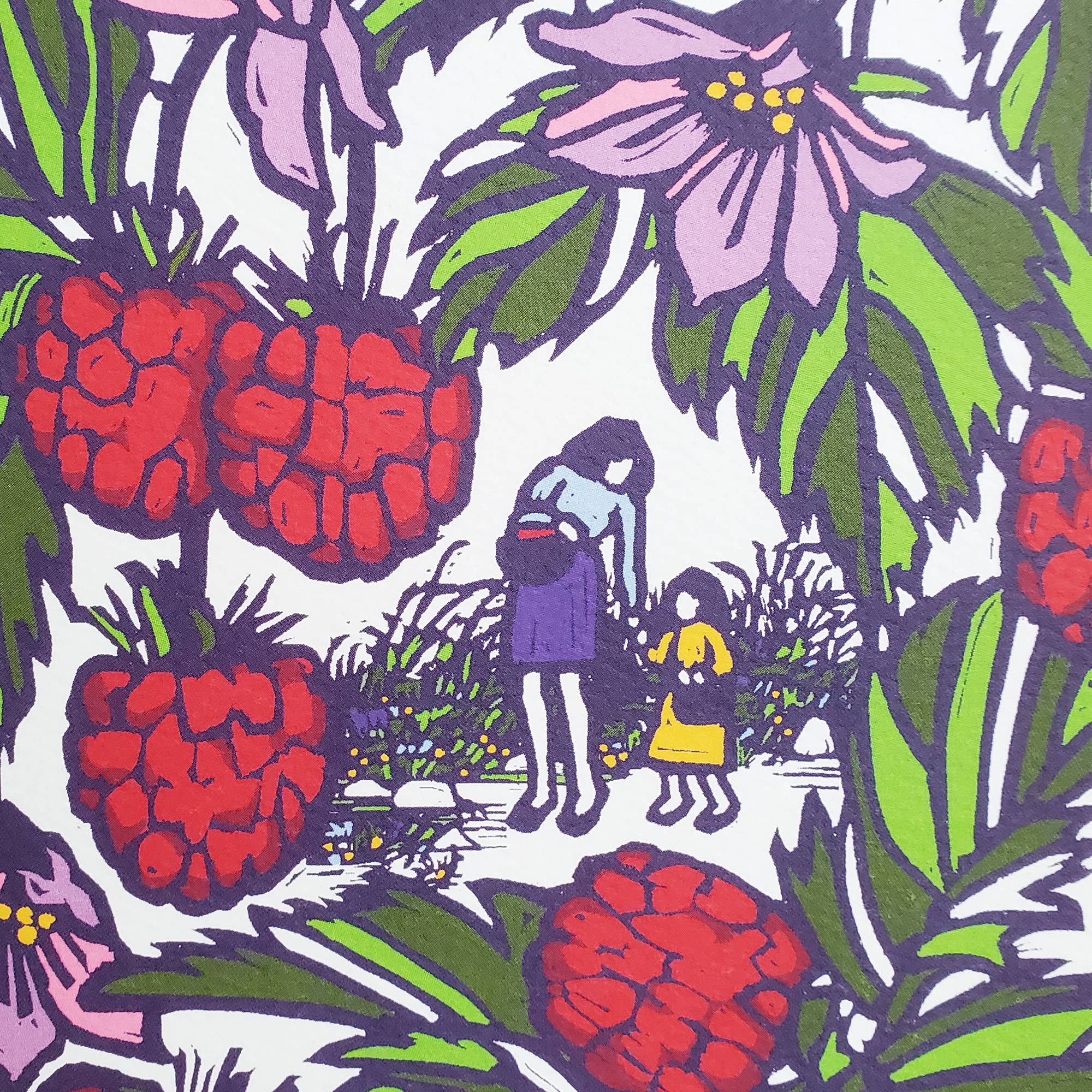 Happy Mother's Day Mama Raspberry, Baby Greeting Card
