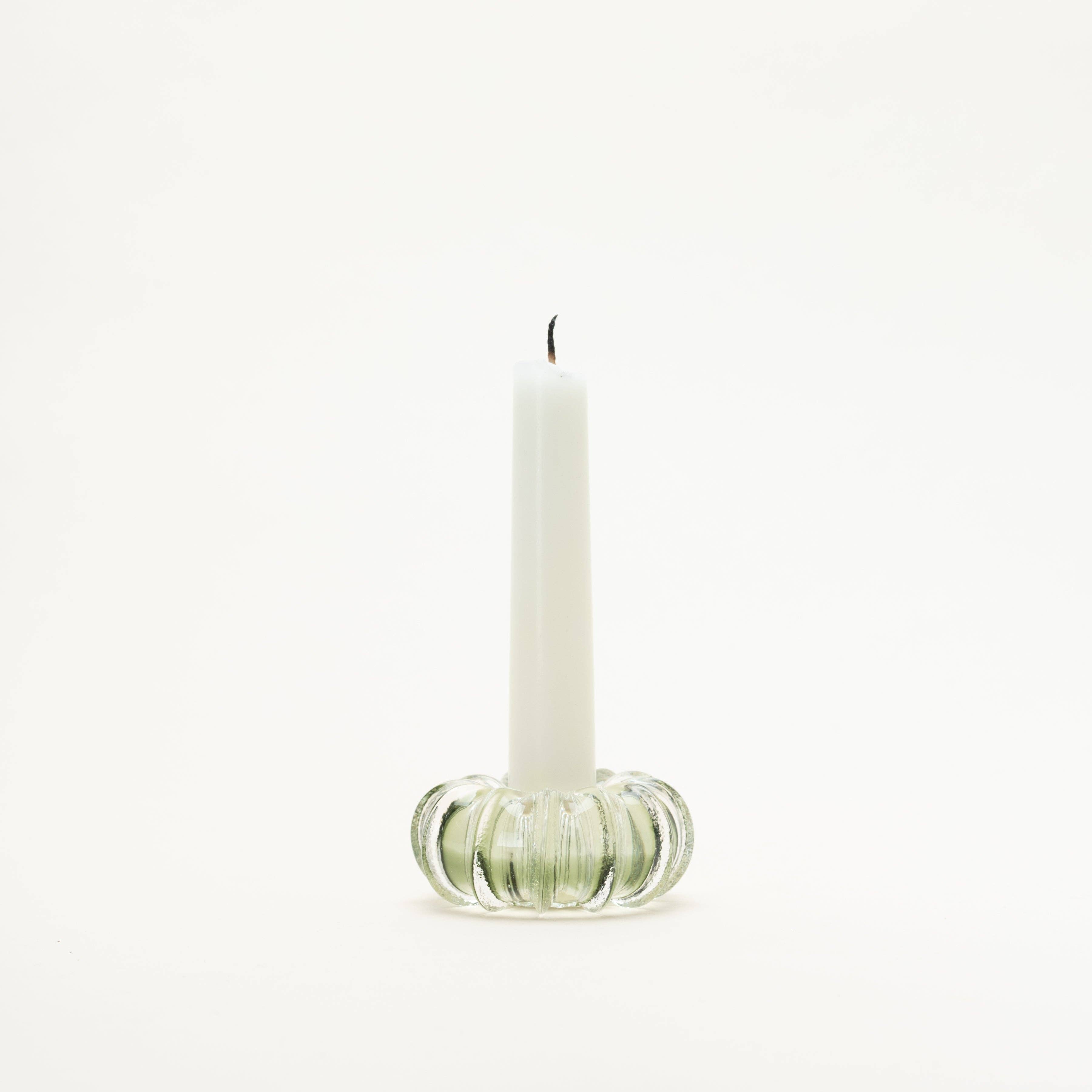 Optic Candle Holder: Violet