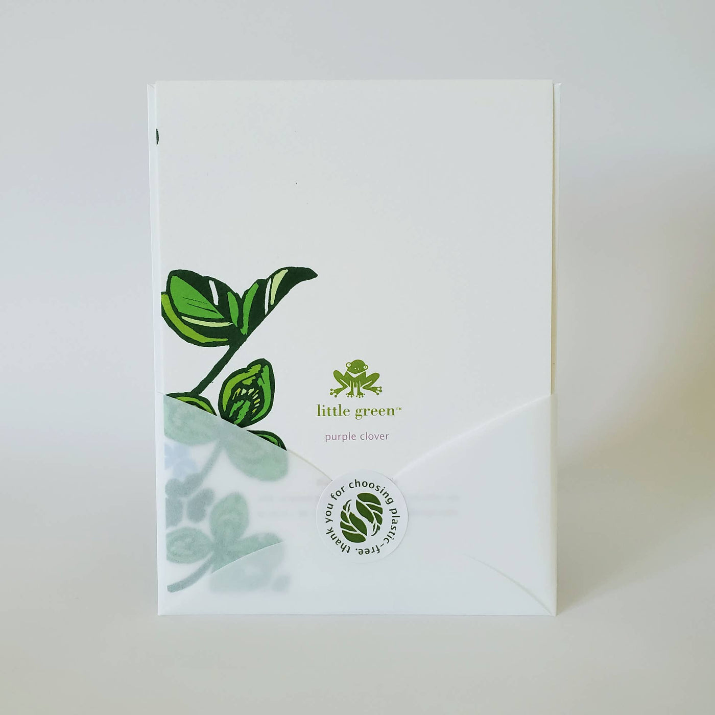 Thanks A Trillium Fern Botanical Greeting Card