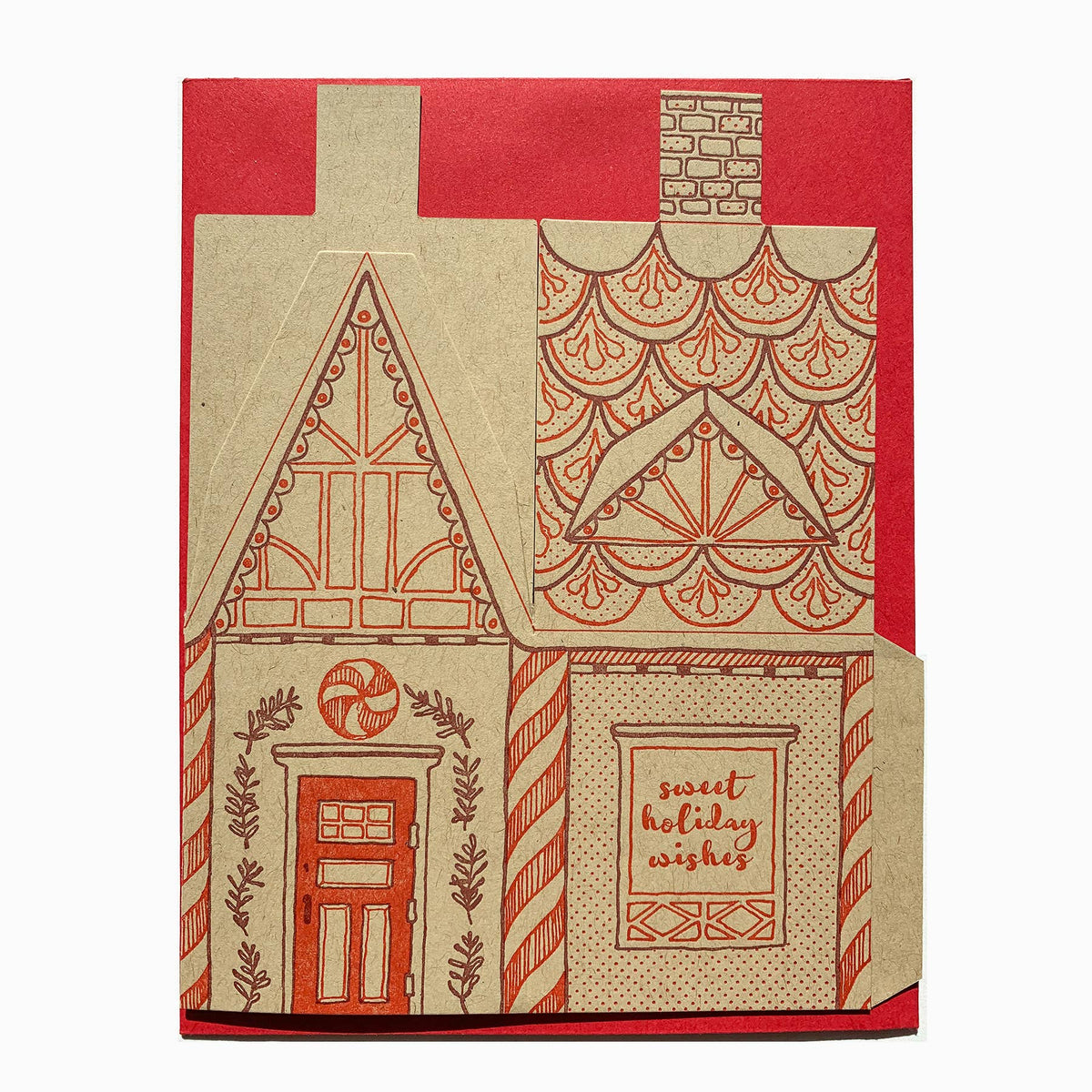 Gingerbread House 3D Card
