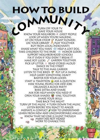 Notecard - How To Build Community - Package of 6