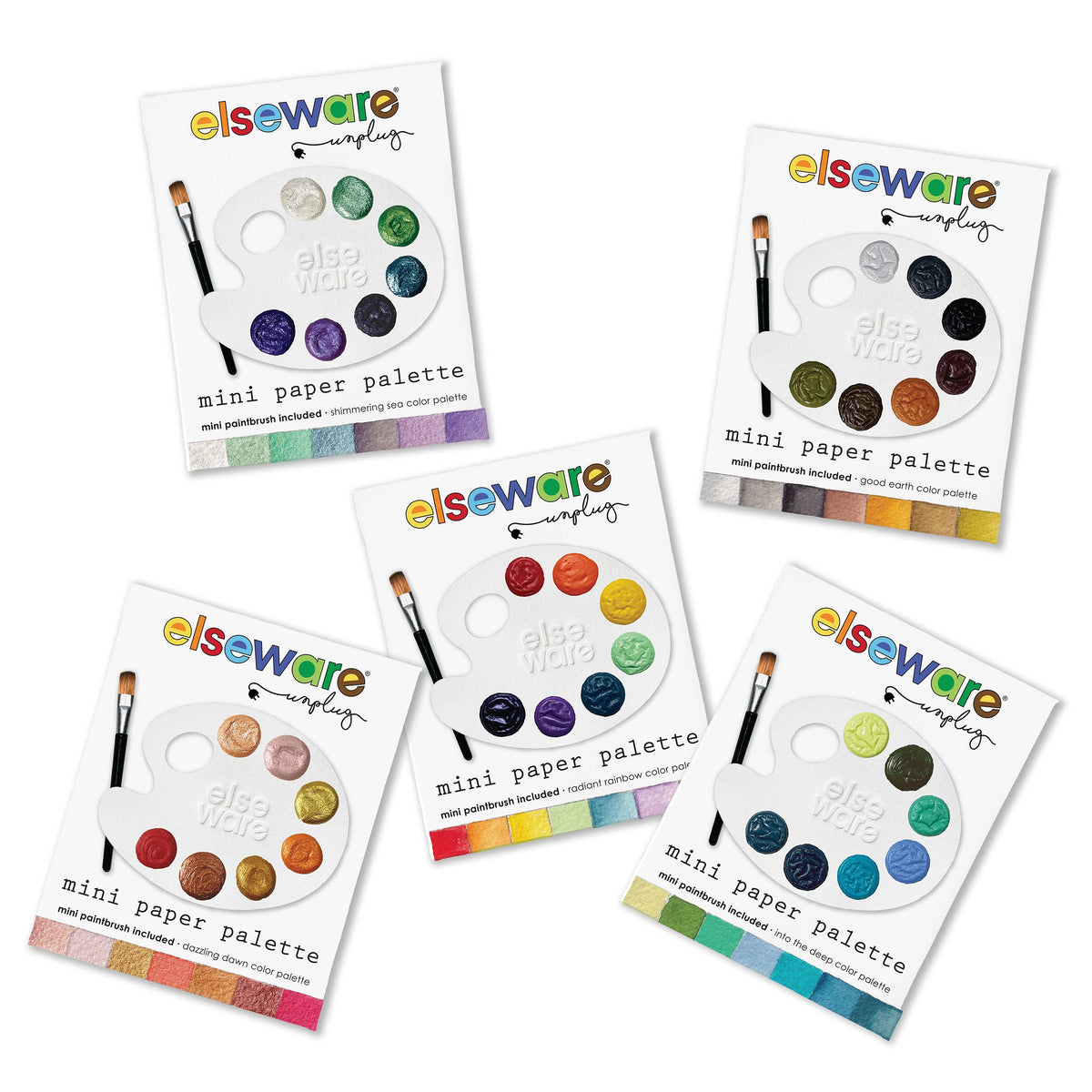 Mini Watercolor Paper Palettes: Into the Deep