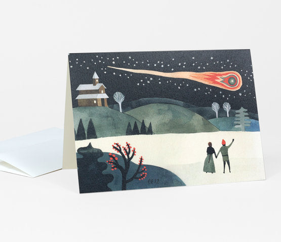Shooting Star Greeting Card