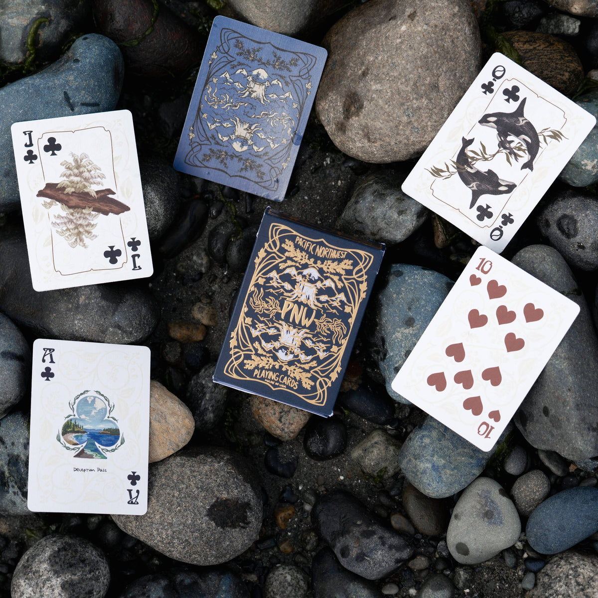 PNW Mist Playing Cards
