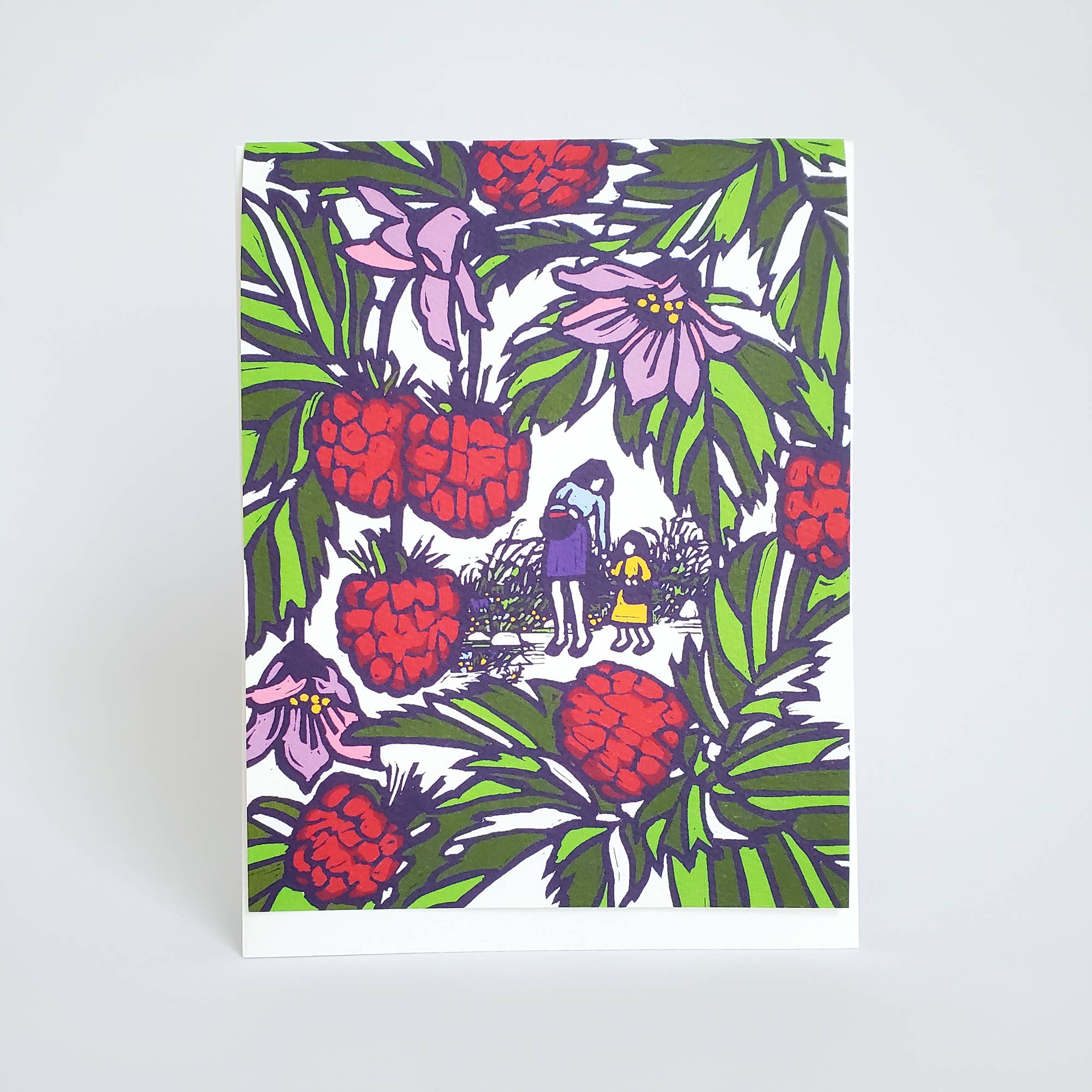 Happy Mother's Day Mama Raspberry, Baby Greeting Card
