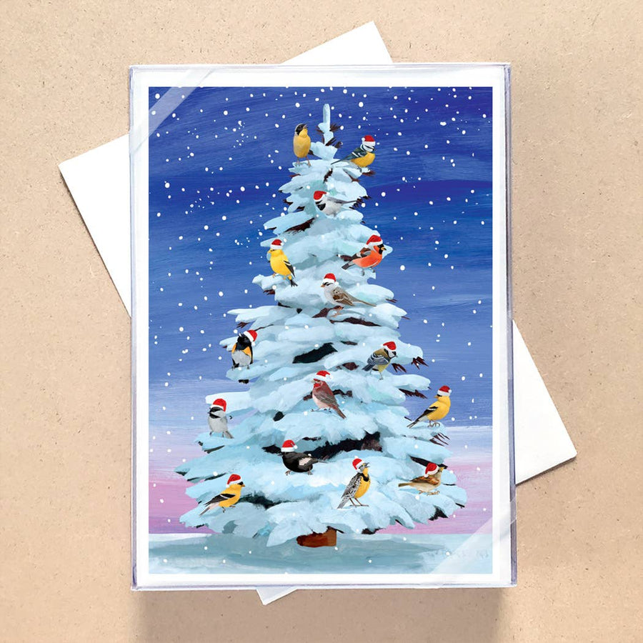 Birdies Tree Boxed Holiday Cards