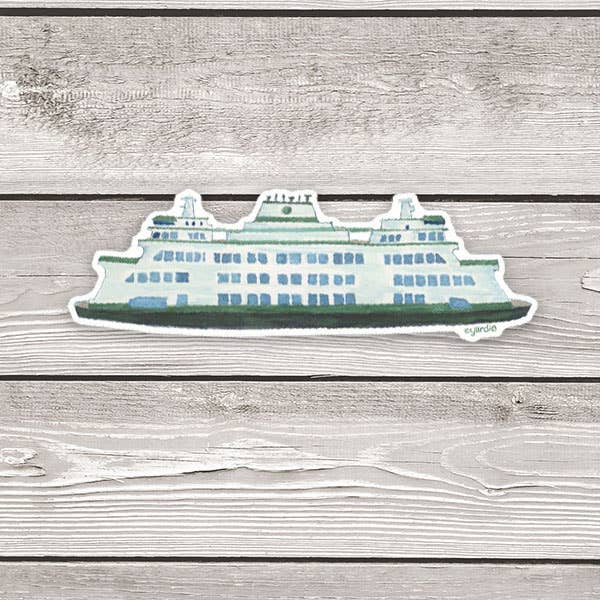 Ferry Sticker - Washington State Ferry Vinyl Sticker