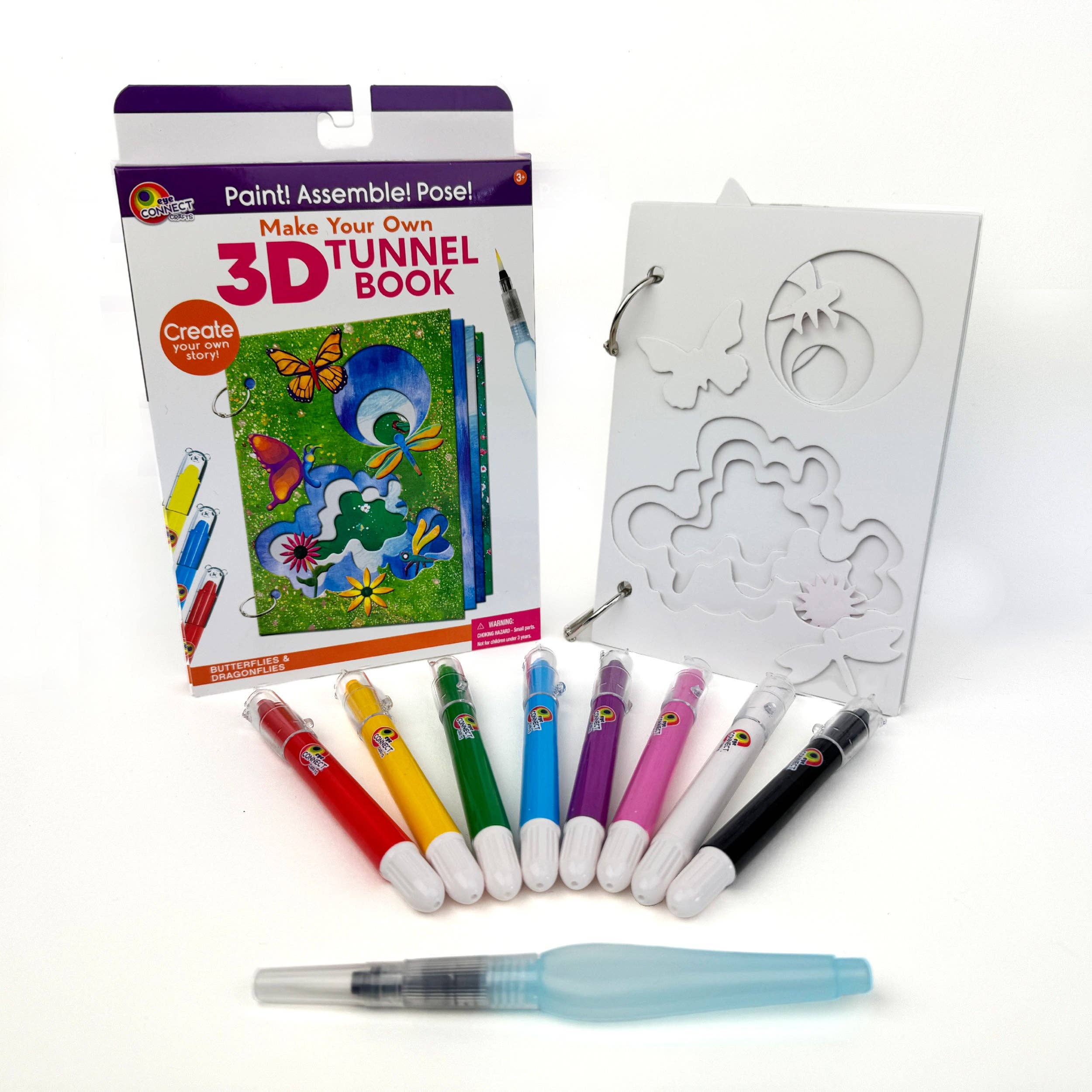 Dragons Flies and Butterflies 3D Tunnel Book (Medium)