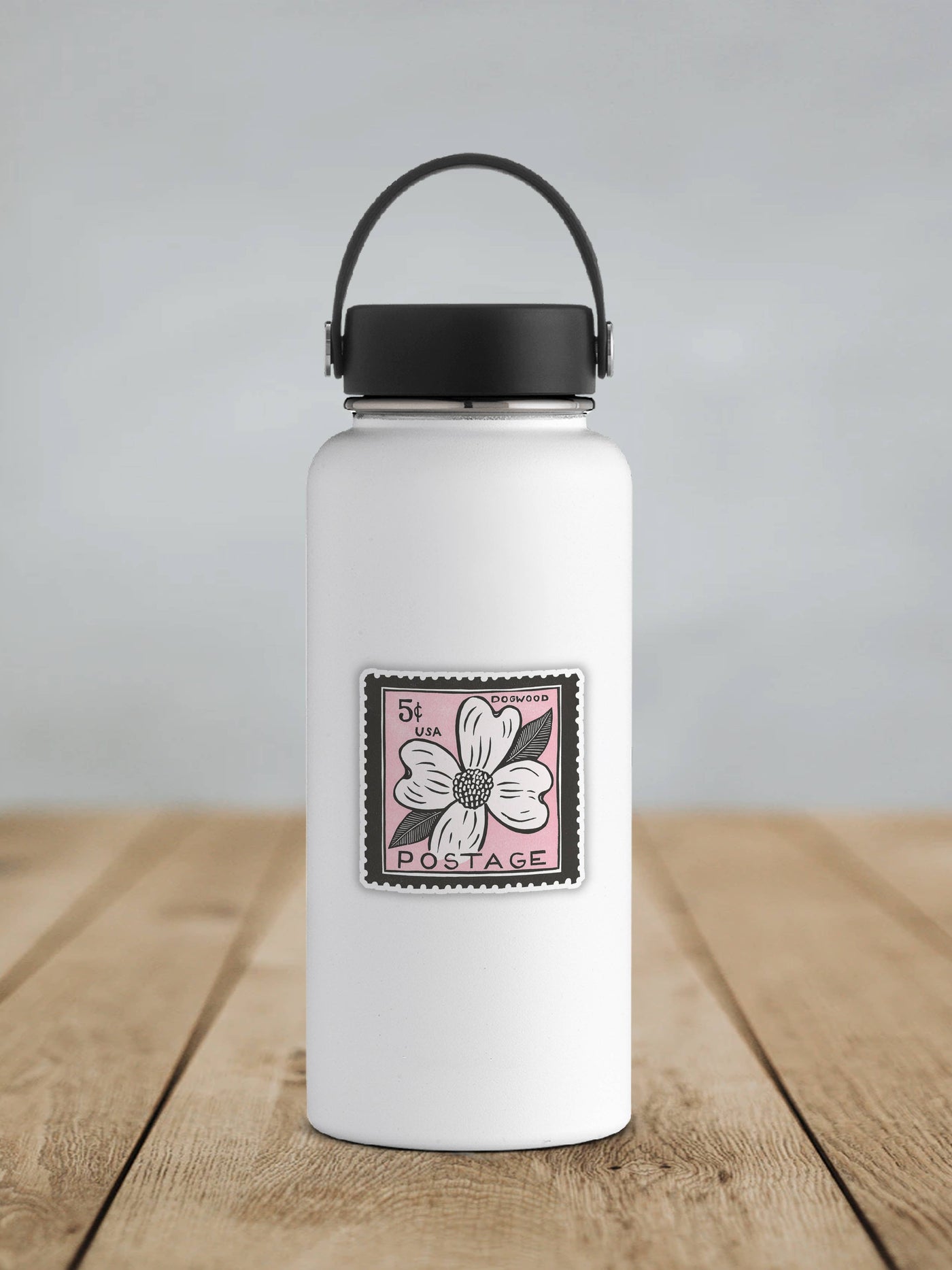 Dogwood Postage Vinyl Sticker