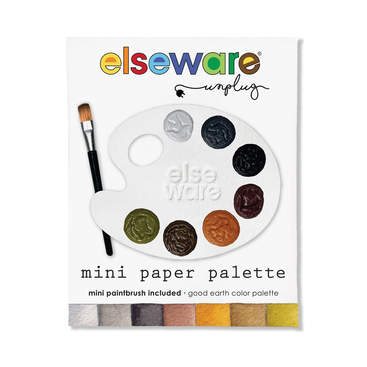 Mini Watercolor Paper Palettes: Radiant Rainbow
