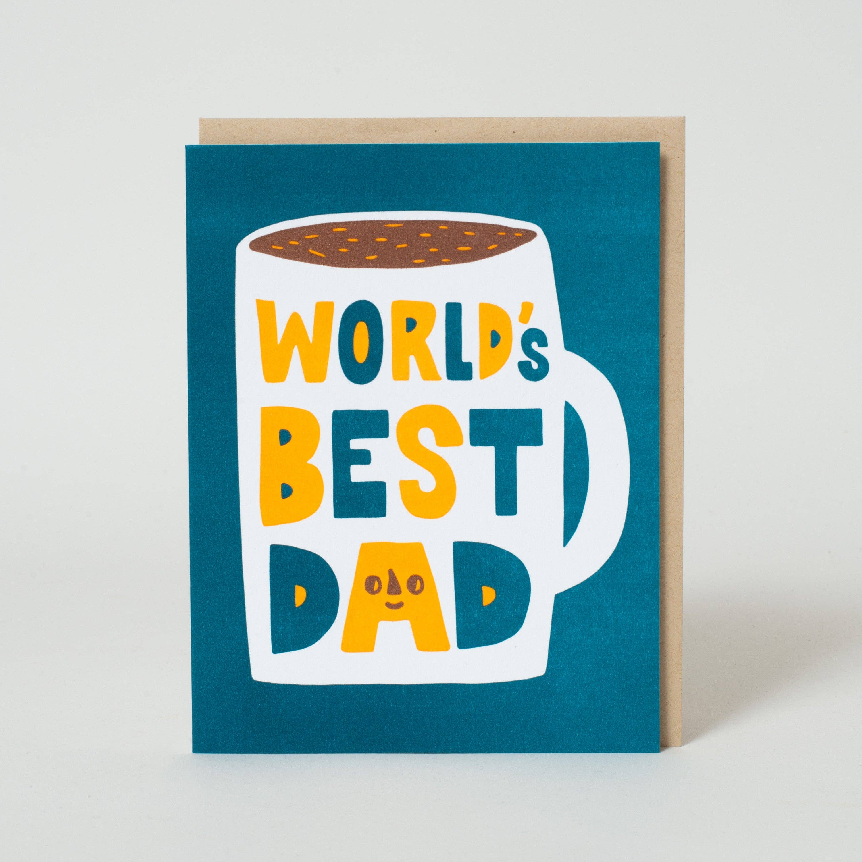 Best Dad Ever Mug Greeting Card by Suzy Ultman