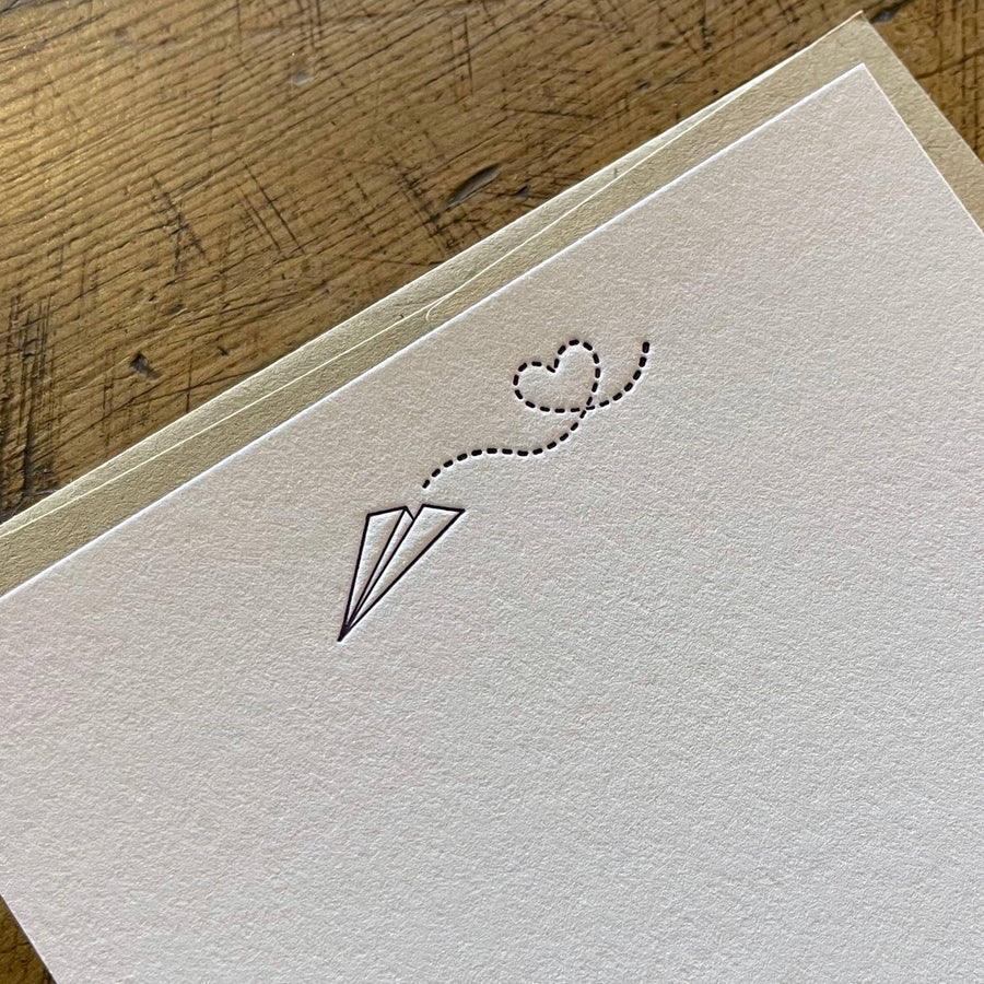 Sending Love Letterpress Notecards - Set of 6