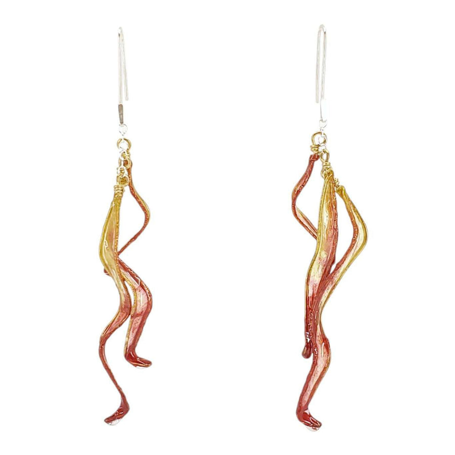 Petal Drops in Burnt Orange