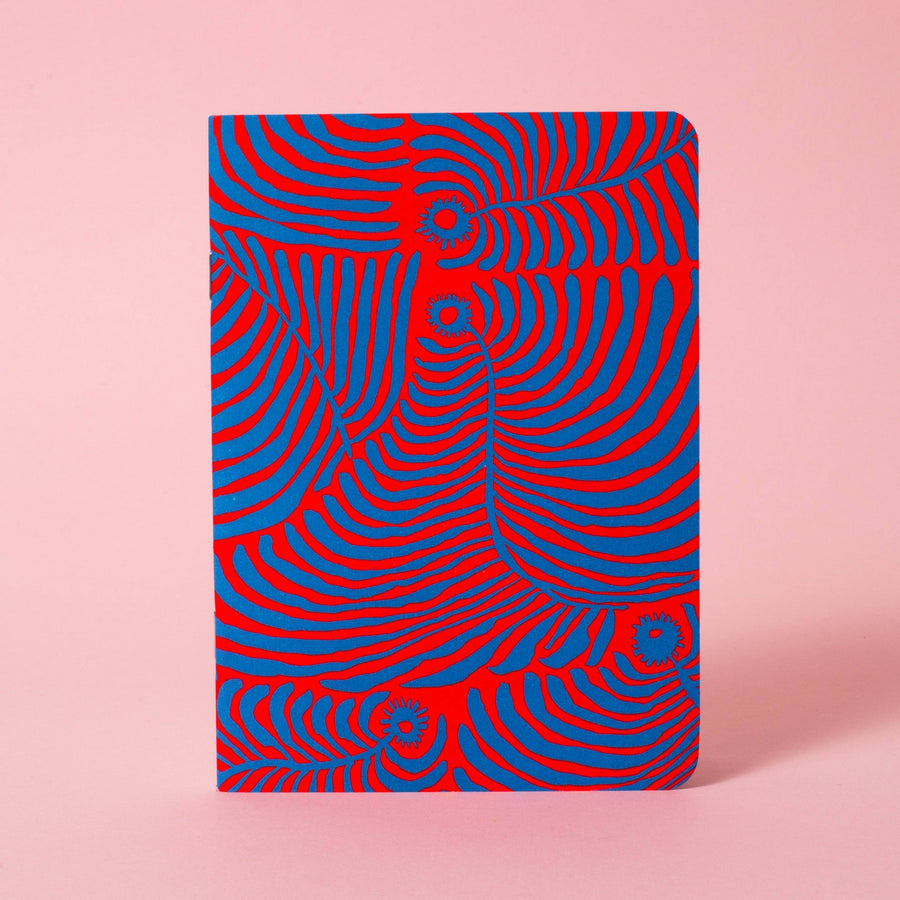 Seaweed Pattern Softcover Blank Notebook