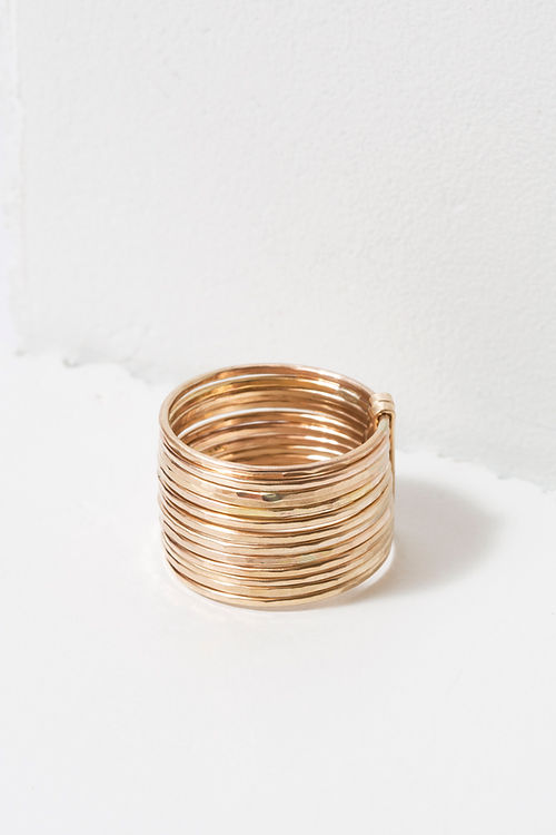 Stacked Gold Ring by Zuzko