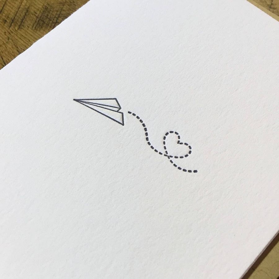 Sending Love Letterpress Card