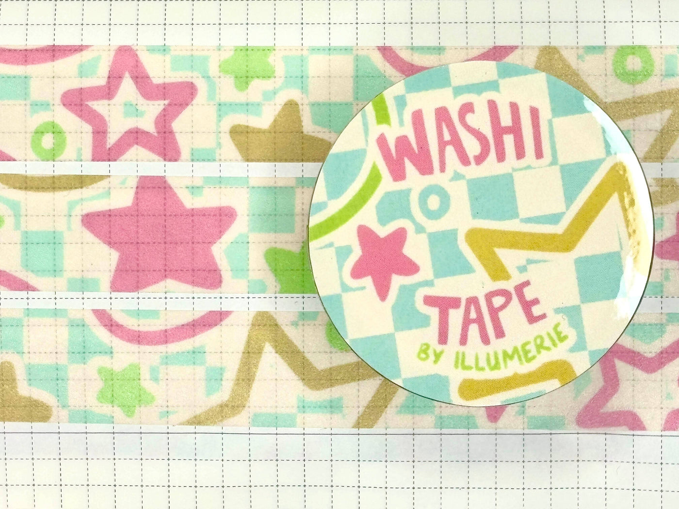Colorful Star Washi Decorative Tape