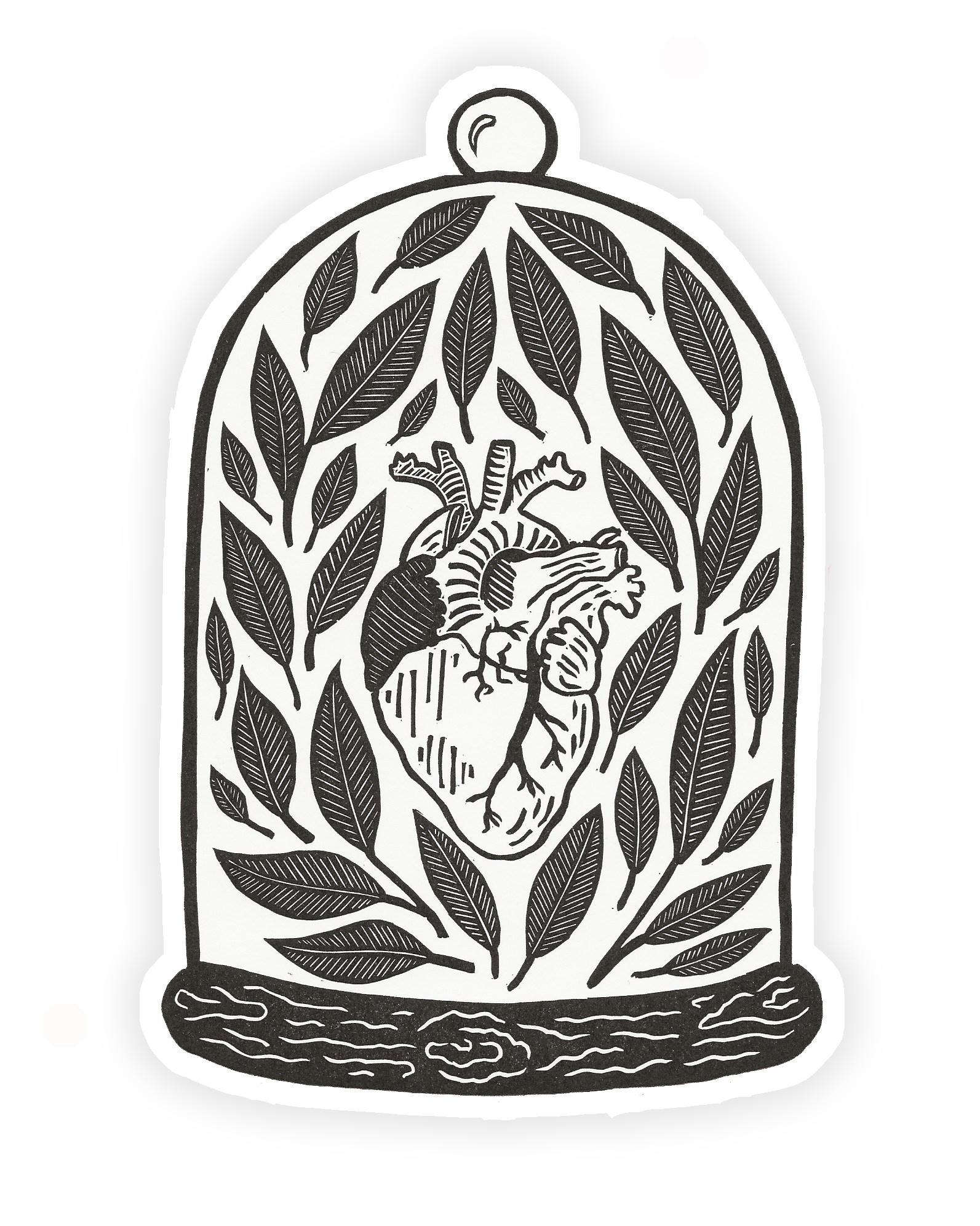 The Heart Wants Vinyl Sticker