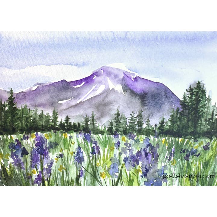Purple Mountain Postcard