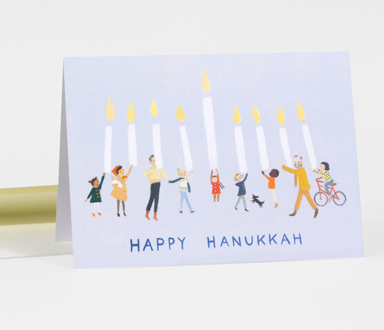 Happy Hanukkah Greeting Card