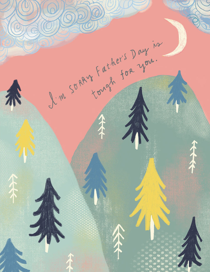 I am Sorry Father's Day is Tough Card by Honeyberry Studios