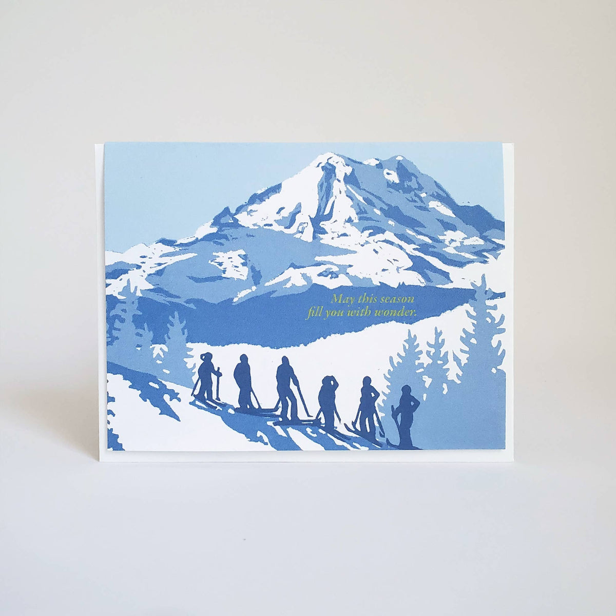 Set of 8 Mount Rainier Season of Wonder Holiday Card