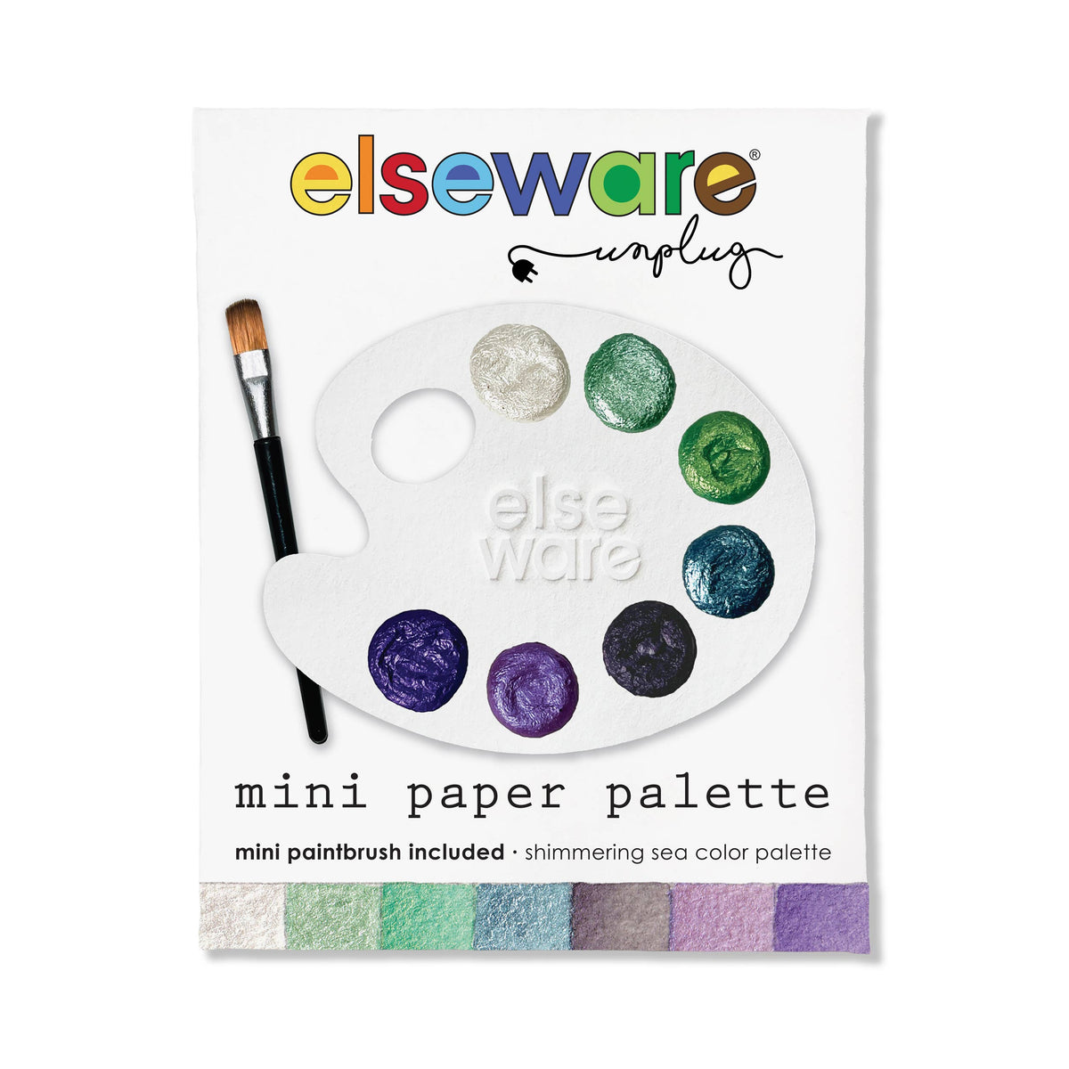 Mini Watercolor Paper Palettes: Radiant Rainbow