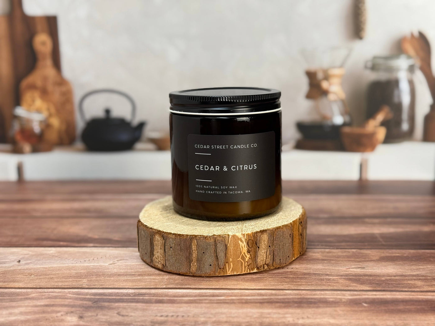 Cedar & Citrus  |  13 oz Soy Candle