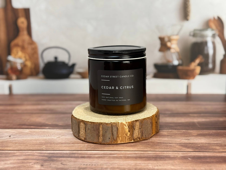 Cedar & Citrus  |  13 oz Soy Candle
