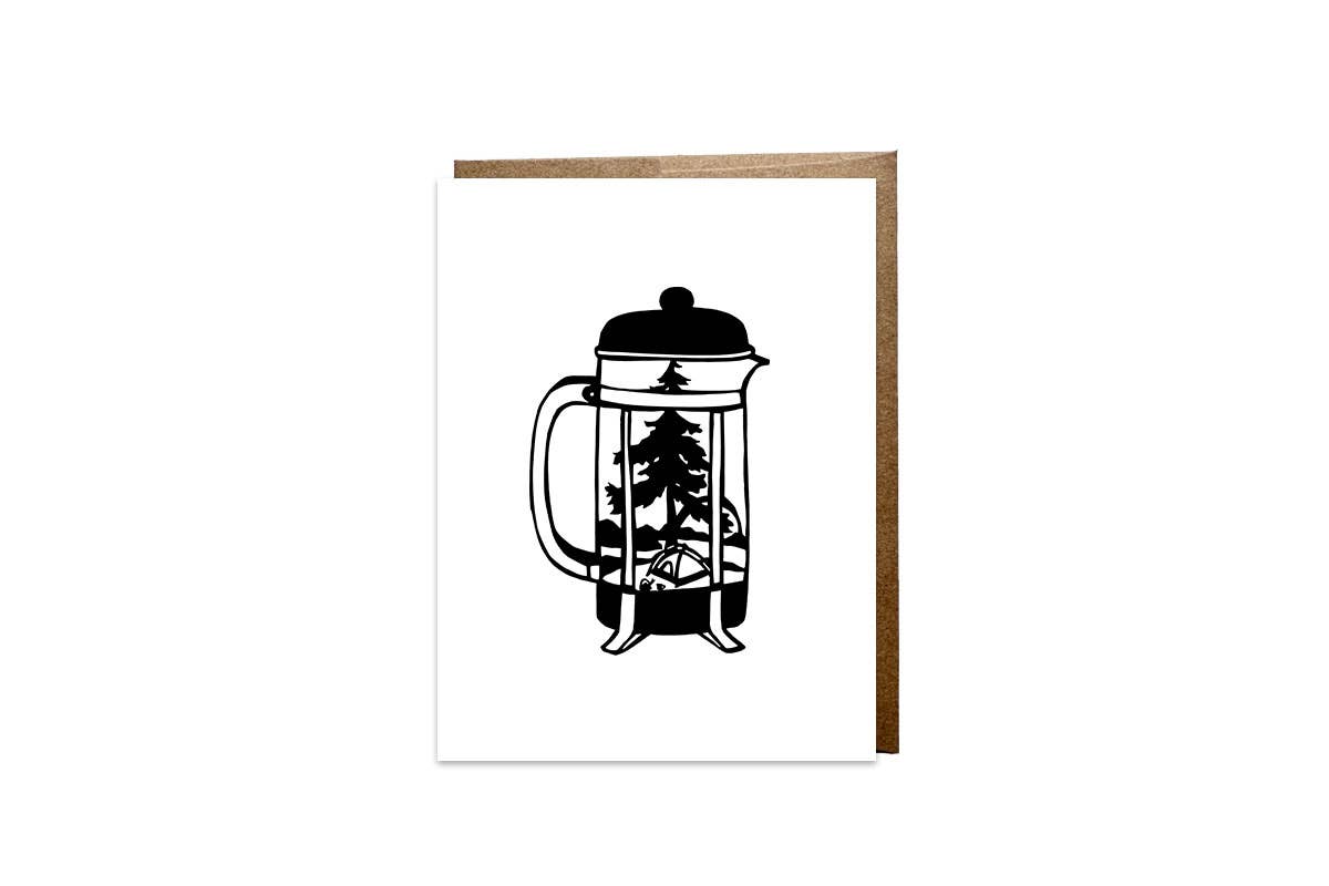 "Camp Coffee" Card