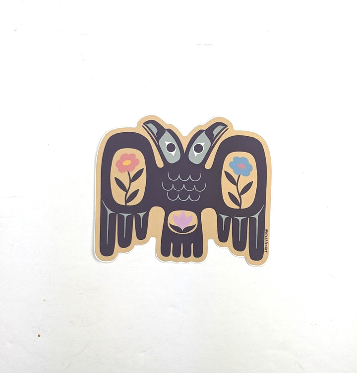 Ravens Duality Sticker by Nick Alan Art