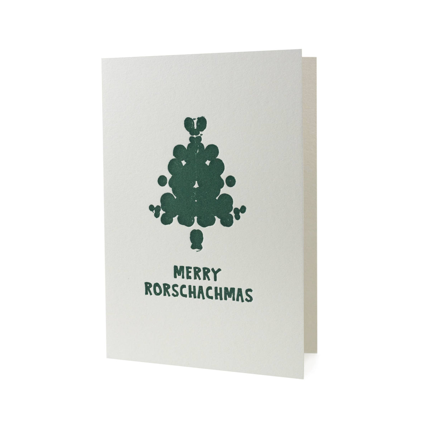 Merry Rorschachmas Letterpress Card: Box of 6